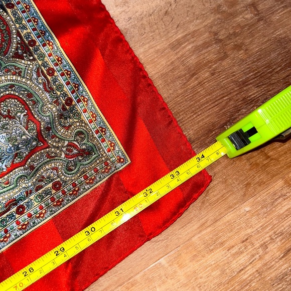 Italian Patterned Scarf - Picture 7 of 10